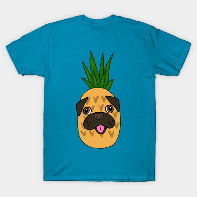 PUGNAPPLE T-Shirt by FivePugs